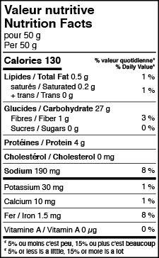 Nutrition Facts