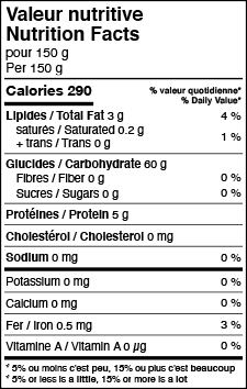 Nutrition Facts