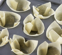 Tasses au pâtes à Won Ton 1